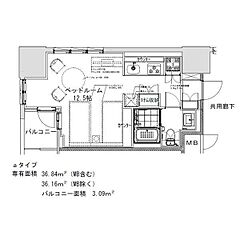 物件の間取り