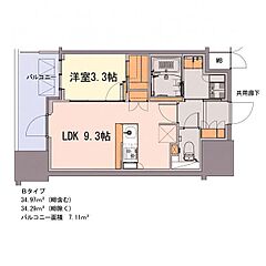 物件の間取り