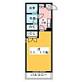 桂山サコウハイツfive2階5.8万円