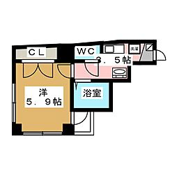 間取図画像 1K