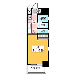 間取図画像 1K