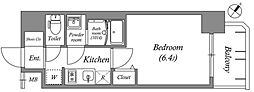 アドバンス名古屋シュテルン 1Kの間取図画像