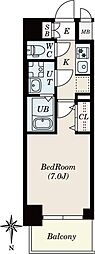 S-RESIDENCE名駅North2 1Kの間取図画像