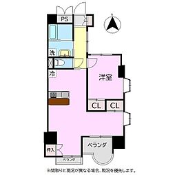 トーカンマンション名古屋第7 1LDKの間取図画像