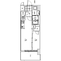 Ｓ−ＲＥＳＩＤＥＮＣＥ烏森ａｕｒｅａｔｅ（オリート） 10階1LDKの間取り