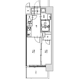 Ｓ−ＲＥＳＩＤＥＮＣＥ烏森ａｕｒｅａｔｅ（オリート） 9階2Kの間取り