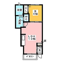間取図画像 1LDK