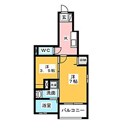 KT・PLACE 1SKの間取図画像