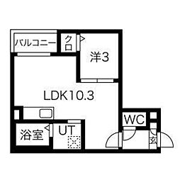 Jacktodayutaka1 1LDKの間取図画像