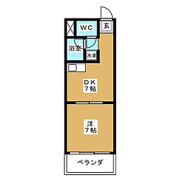 間取図画像 1DK