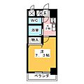 サザン名駅エクシード7階3.7万円