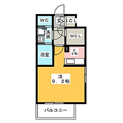 名古屋市営東山線 名古屋駅 徒歩7分の賃貸マンション 5階1Kの間取り