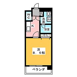 Cion  Nagoya  meieki 5階1Kの間取り