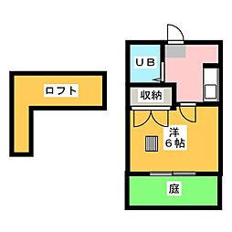 間取図画像 1K