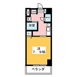 サン・名駅南ビル 1Kの間取図画像