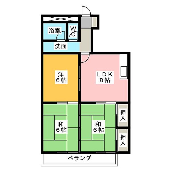 同じ建物の物件間取り写真 - ID:223032890246