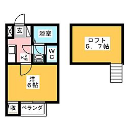 間取図画像 1K