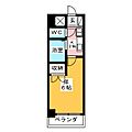 レジデンス中島2階4.3万円