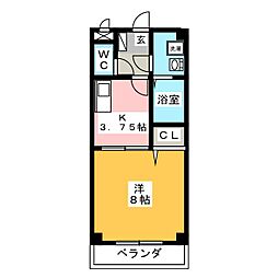 間取図画像 1K