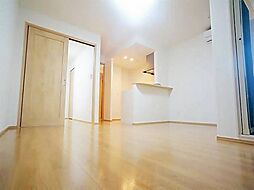 クラージュ本陣 2階1LDKのリビング/ダイニング