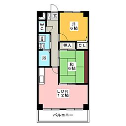 ロイヤルアネックス 2LDKの間取図画像