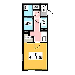 LUORE名駅 1Kの間取図画像