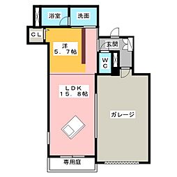 Ｓｈｏｗａ　Ｂａｓｅ 1階1LDKの間取り