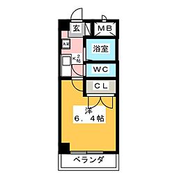 間取図画像 1K
