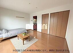 アジュール・カワナ 3階1Kのリビング/ダイニング