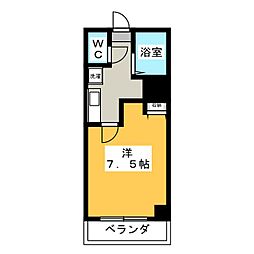滝子ビリーブ館 1Kの間取図画像