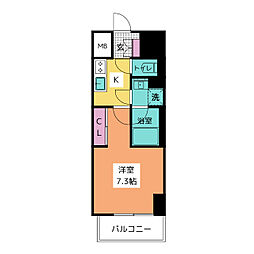 nextagefukiage 1Kの間取図画像