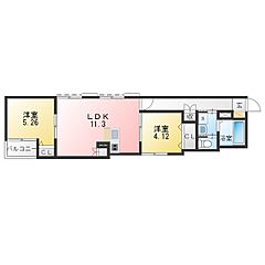 物件の間取り
