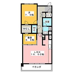 プライムメゾン御器所 1LDKの間取図画像
