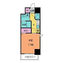 プレイズシード御器所ウエスト 1Kの間取図画像