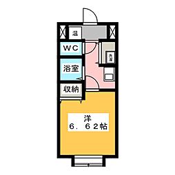 間取図画像 1K