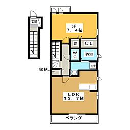 間取図画像 1LDK