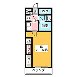 間取図画像 1K