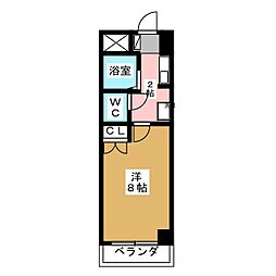 PRIME　KANAYAMA 5階1Kの間取り