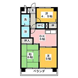 間取図画像 3DK