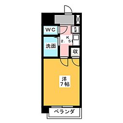 間取図画像 1K