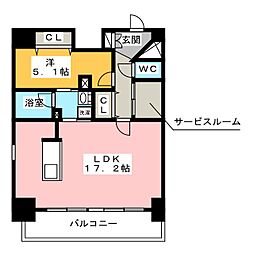 ポルタニグラ大須 1SLDKの間取図画像