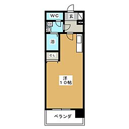 KDXレジデンス神宮前 ワンルームの間取図画像