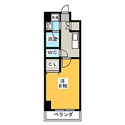 プロシード金山3 1Kの間取図画像