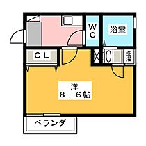 リブレア白竜Ｂ棟  ｜ 愛知県名古屋市瑞穂区白龍町１丁目（賃貸アパート1K・1階・24.50㎡） その2