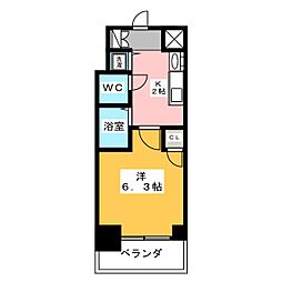 間取図画像 1K