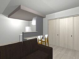 ＢＥＬ　ＣＩＥＬ　ＫＩＫＵＳＵＭＩ（ベル　シエル　キクスミ） 203 2階1LDKのリビング/ダイニング