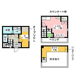 Provenceの風 1LDKの間取図画像