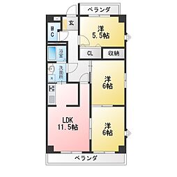 トミー寺崎 3LDKの間取図画像