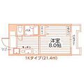 パルハイム上坂2階4.3万円
