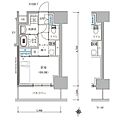 テナス瑞穂通6階7.2万円